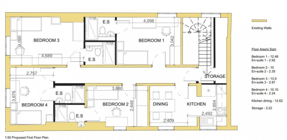 Floorplan for Tavistock Street,  Leamington Spa, CV32