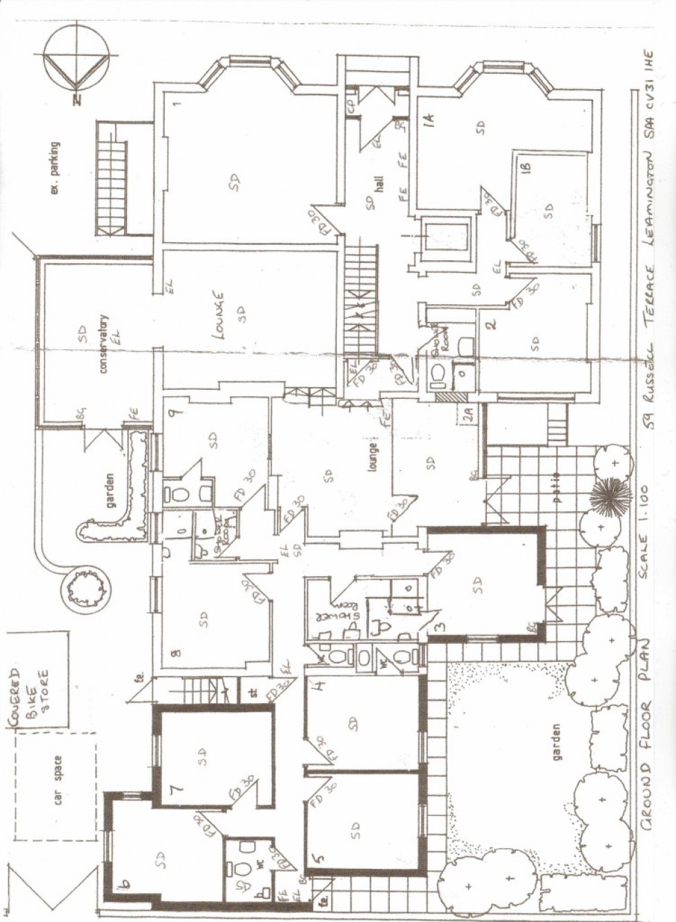 Floorplan for Russell Terrace,  Leamington Spa, CV31