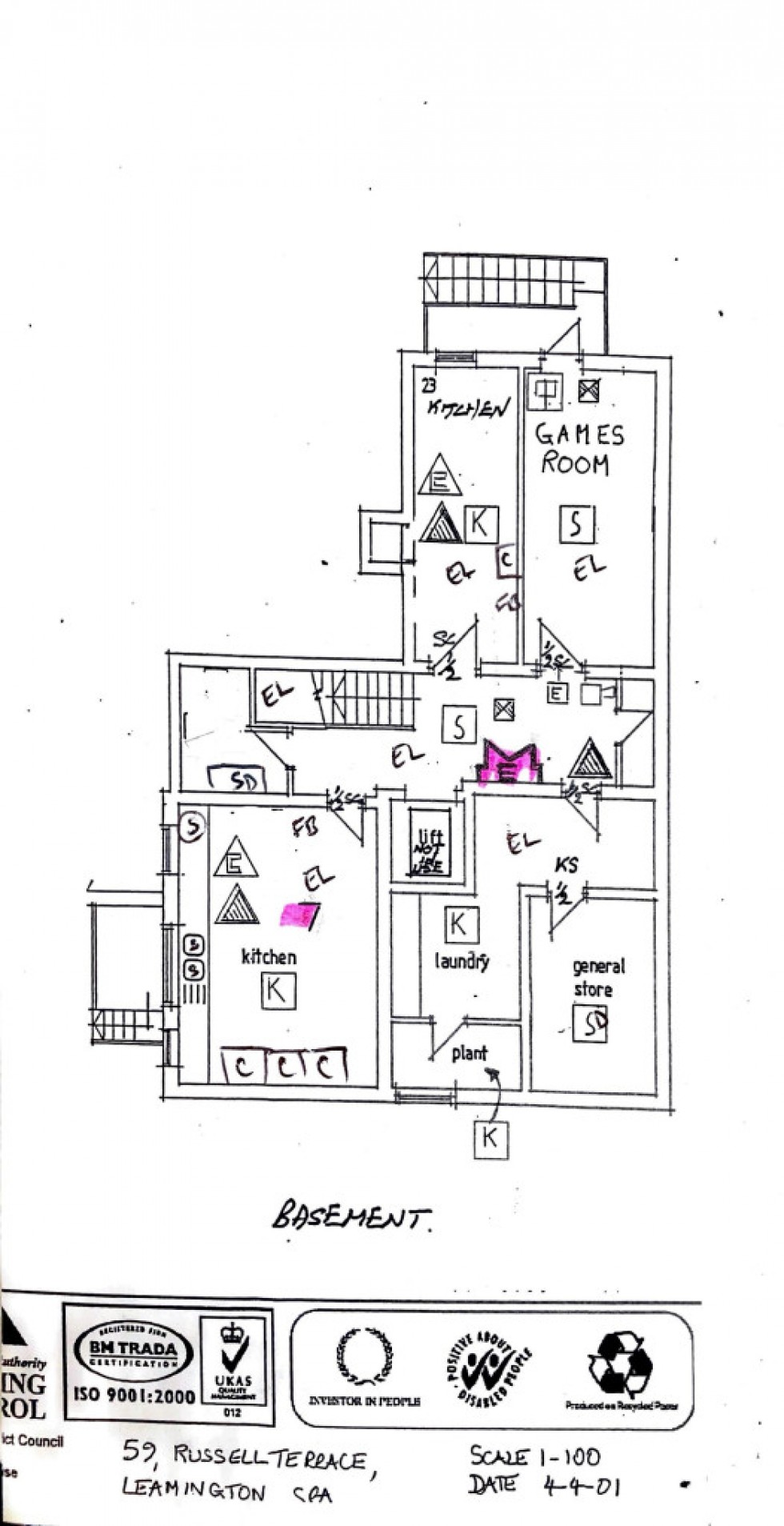 Floorplan for Russell Terrace,  Leamington Spa, CV31