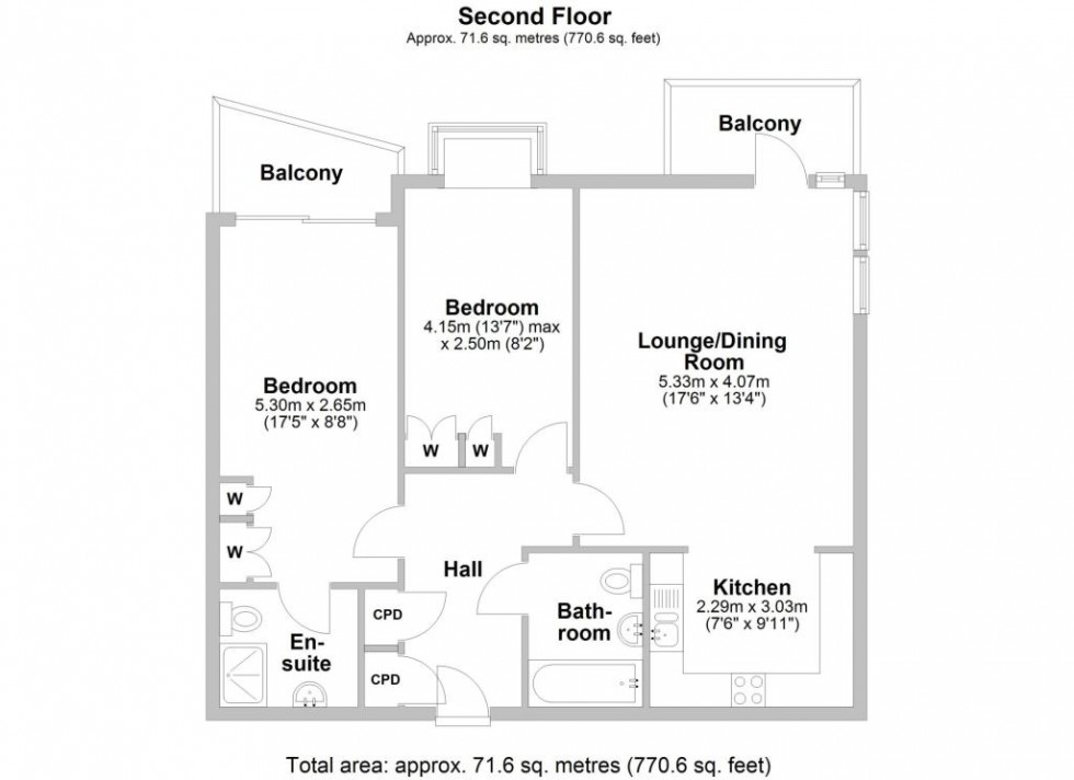 Floorplan for Cole Court, Kingfisher Close,  Warwick, CV34