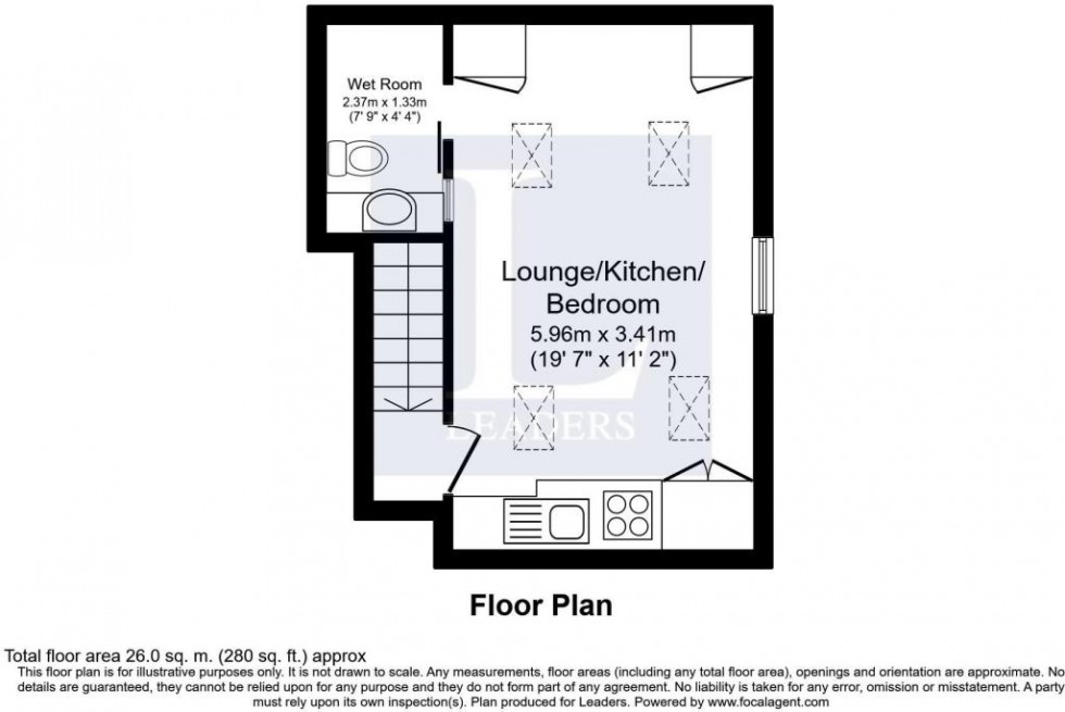 Floorplan for Dennis House, 71 New Street, Leamington Spa, CV31